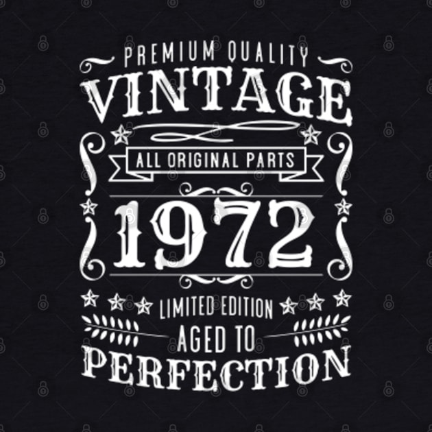 Legends Were Born In April 1972 Limited Edition Birthday Vintage Quality Aged Perfection by Saymen Design